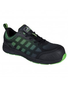 Chaussure de sécurité S1P Portwest Compositelite Ogwen Noir/Vert