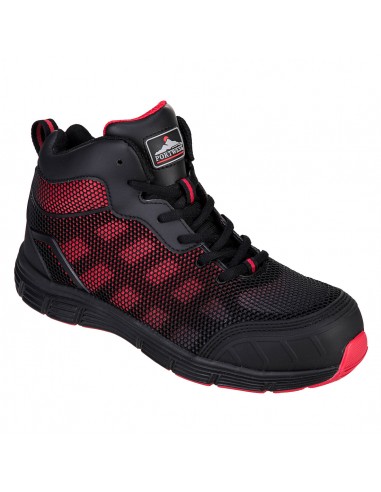 Chaussure montante de Sécurité Compositelite Derwent S1P Portwest Noir/Rouge