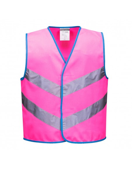 Portwest-Gilet de sécurité enfant haute visibilité Rose