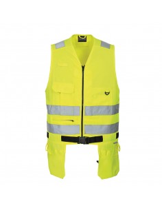 Portwest-Gilet haute visibilité multi-poches porte-outils Xenon Jaune