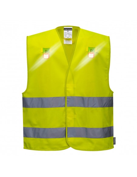 Portwest-Gilet de travail professionnelle ample haute visibilité Versatile Jaune