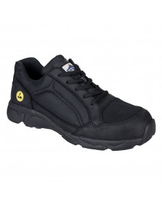 Chaussure de sécurité S1P Portwest Compositelite ESD Tees Trainer Noir