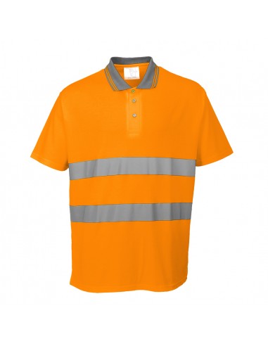 Portwest-Polo haute visibilité de sécurité ajustement confortable Orange