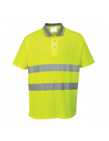Portwest-Polo haute visibilité de sécurité ajustement confortable Jaune