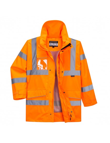 Portwest-Parka haute visibilité pro finition premium extrême Orange