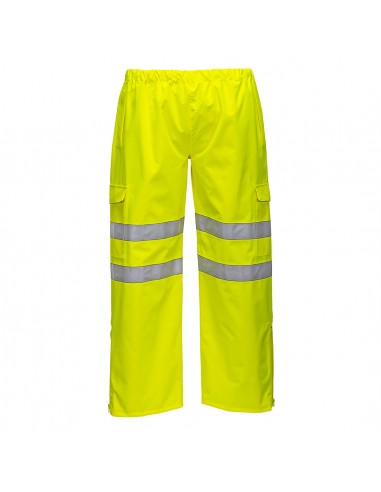 Portwest-Pantalon de travail haute visibilité imperméable coupe vent Jaune