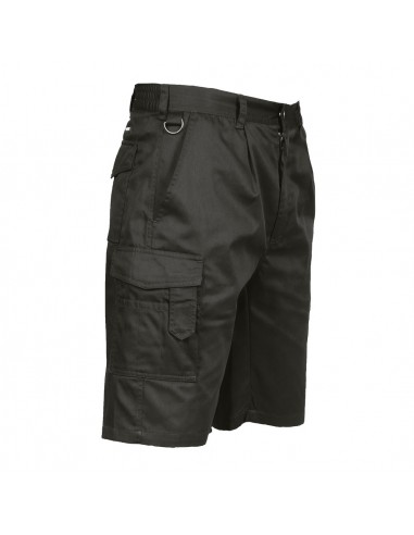 Portwest Bermuda de travail professionnel pratique et confortable Noir