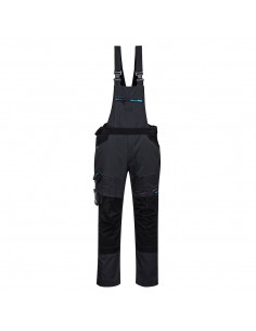 Portwest Cotte à bretelles de travail contemporaine durable et souple Bleu Persan 2