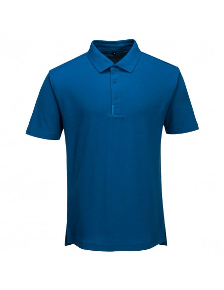 Portwest Polo de travail contemporain en polycoton WX3 Bleu Persan