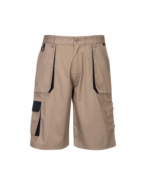 Portwest Bermuda de travail élégant en majoritaire coton confortable Kaki Epic