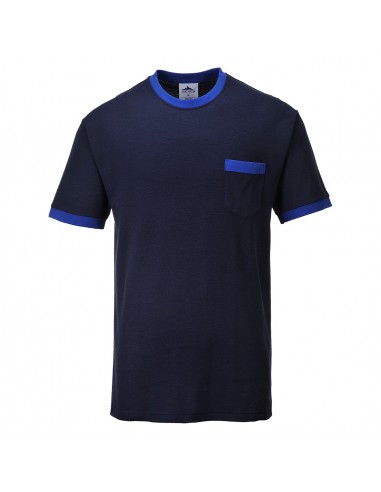 Portwest T-shirt de travail contrasté Portwest Texo Marine