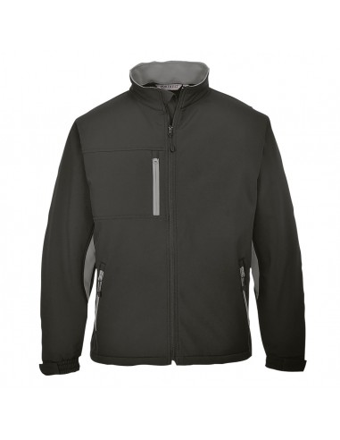 Portwest Veste de travail Softshell Texo résistante aux intempéries Noir