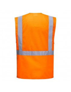 Portwest-Gilet haute visibilité de travail exécutive maille Madrid Orange 2