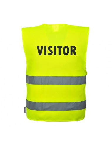Portwest-Gilet haute visibilité de protection visiteur Jaune