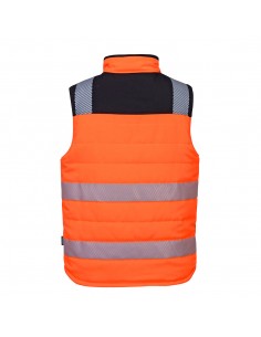 Portwest-Gilet de sécurité haute visibilité hiver réversible matelassé Orange/Noir 2