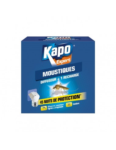 Kapo Diffuseur électrique anti-moustiques avec recharge inclus