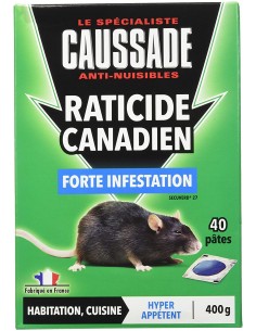 Caussade Raticide canadien contre une forte infestation de rongeurs