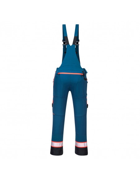 Portwest Cotte à bretelles slim de sécurité professionnelle DX4 Bleu Métro