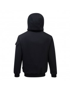 SweatShirt à capuche de travail avec doublure polaire Pewter Noir 2