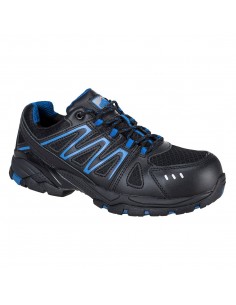Chaussure Basket de sécurité S1P HRO Portwest Vistula Compositelite Noir/Bleu