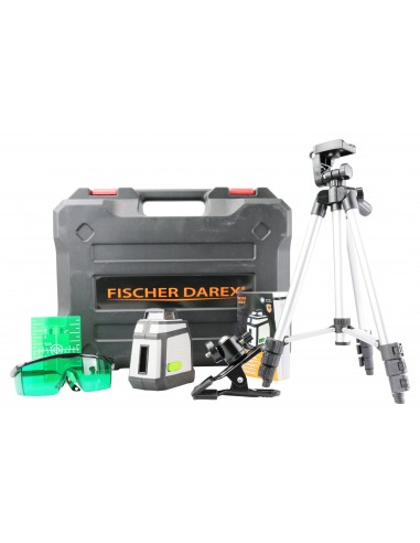Niveau Laser Rotatif INGCO Traceur Auto-Nivelant 360° - Rouge - 30m - Neuf