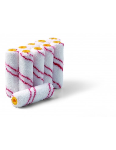 Manchon microfibre rayé rouge 150 mm,...