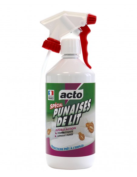 Acto Pulvérisateur spécial punaises de lit double action 1L