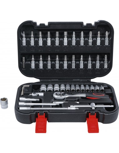 Coffret de douilles | 6,3 mm (1/4") |...