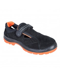 Chaussure Sandale de sécurité S1 Portwest Obra Steelite Noir