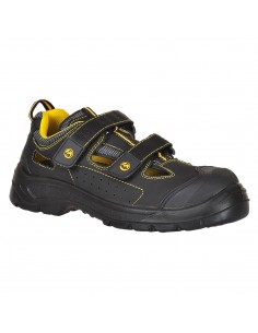 Chaussure Sandale de sécurité S1P Portwest composite Tagus ESD Noir