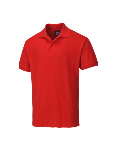 Portwest Polo de travail professionnel Naples Rouge