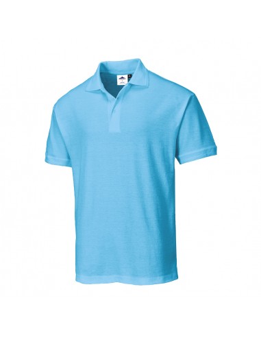 Portwest Polo de travail professionnel Naples Bleu Ciel