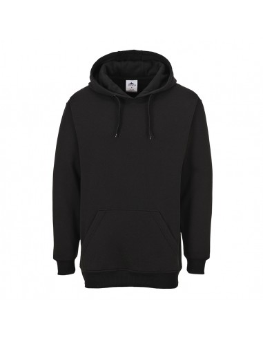 Portwest Sweat à capuche professionnel de travail coupe ample Roma Noir