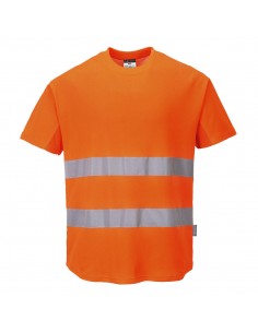 Portwest-T-shirt haute visibilité de travail aéré chaleur extrême Jaune 2