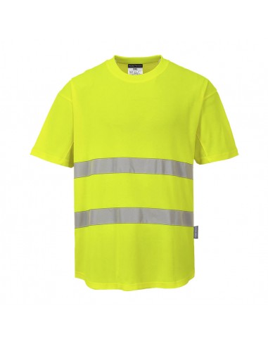 Portwest-T-shirt haute visibilité de travail aéré chaleur extrême Jaune