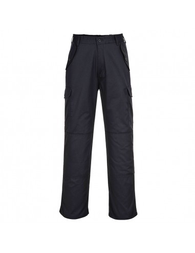 Portwest Pantalon de travail professionnel très solide en polycoton Noir