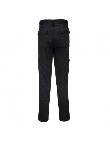 Portwest-Pantalon pro de travail style combat coupe ajustée slim Noir