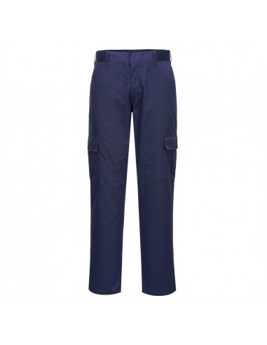 Portwest-Pantalon pro de travail style combat coupe ajustée slim Marine