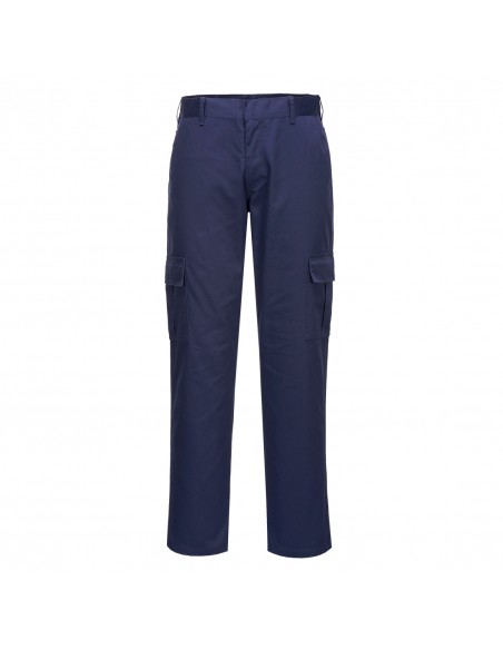 Portwest-Pantalon pro de travail style combat coupe ajustée slim Marine