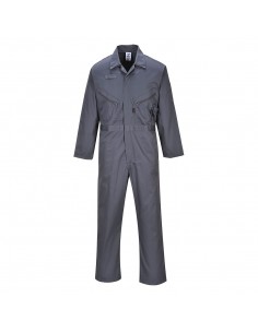 Portwest Combinaison de travail professionnelle Liverpool à zip Gris Graphite