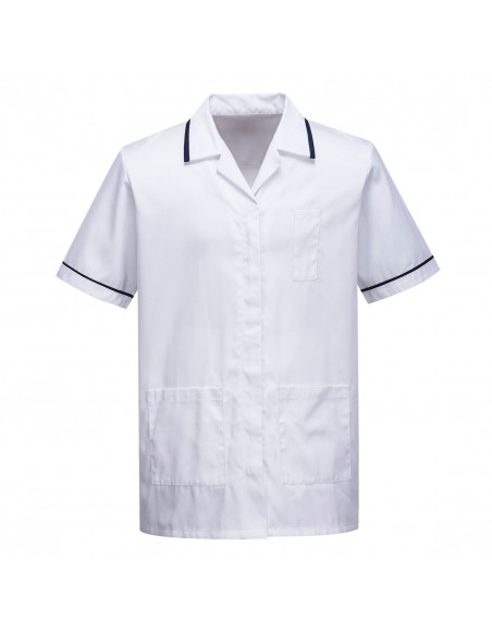 Portwest Tunique Médicale en tissu sergé résistant Blanc